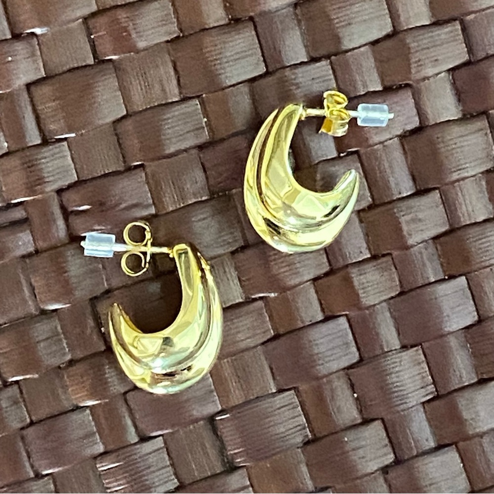 NWT Madewell Demi Fine Statement Stud Earrings - Picture 2 of 7